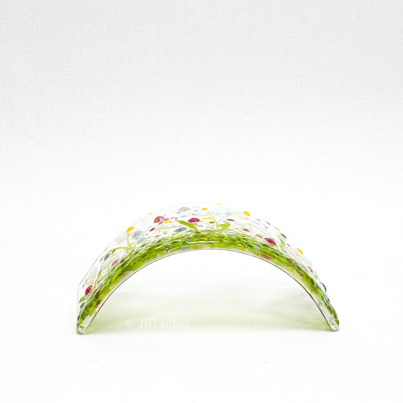 Small Narrow Glass Screen - Spring Daisy