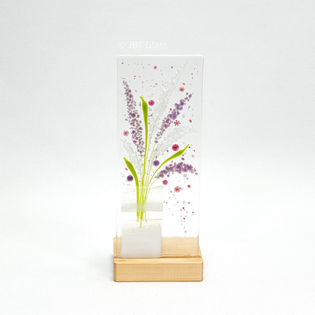 Glass Screen Flowers - Medium Plinth