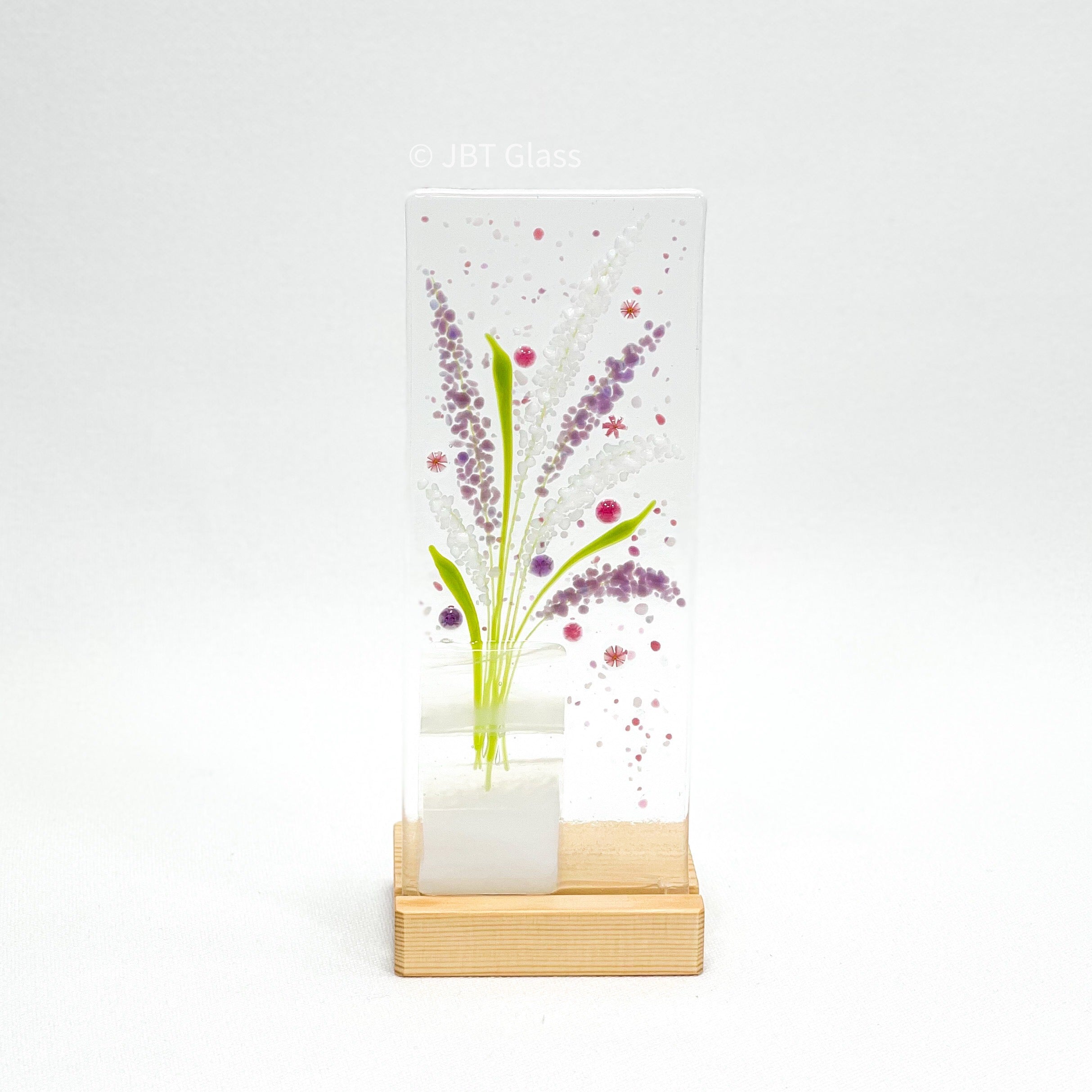 Glass Screen Flowers - Medium Plinth