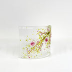 Glass Screen - Fused Glass Cherry Blossom Branch