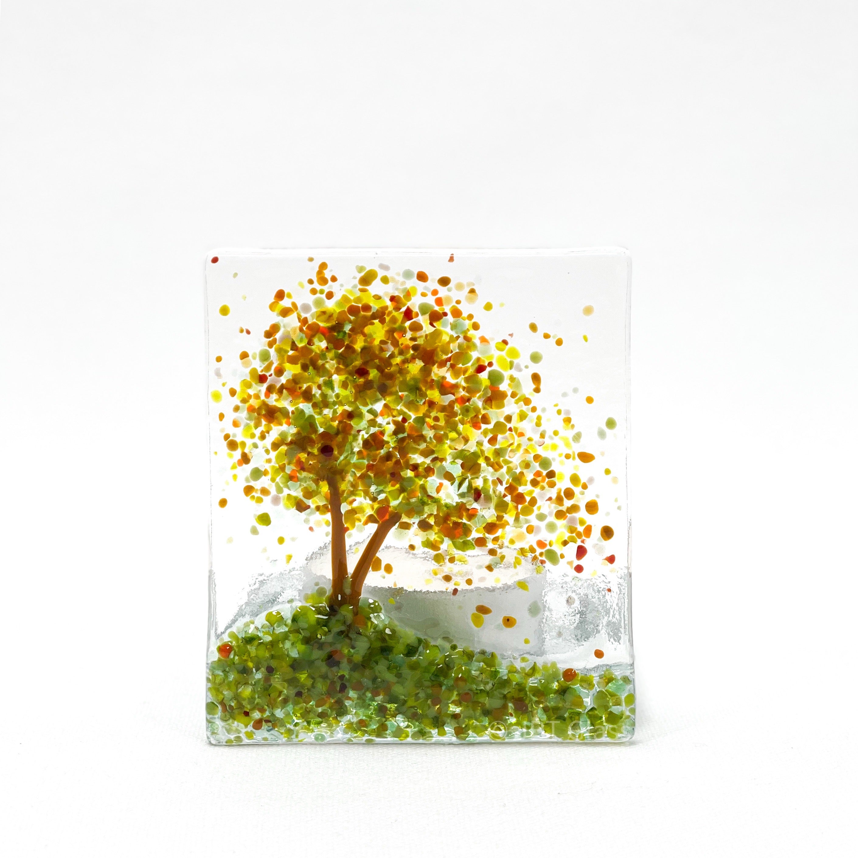 Tea Light - Candle Display - Autumn Tree