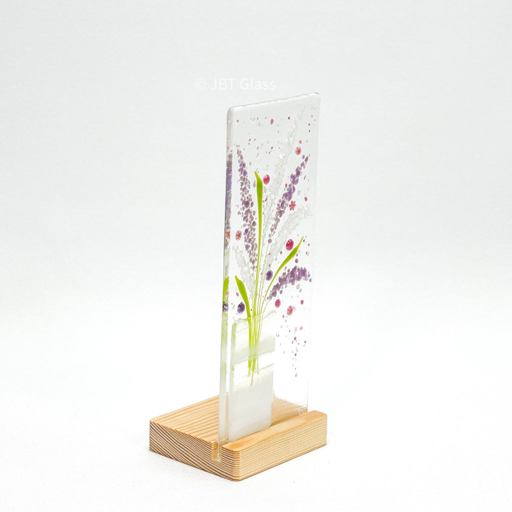 Glass Screen Flowers - Medium Plinth