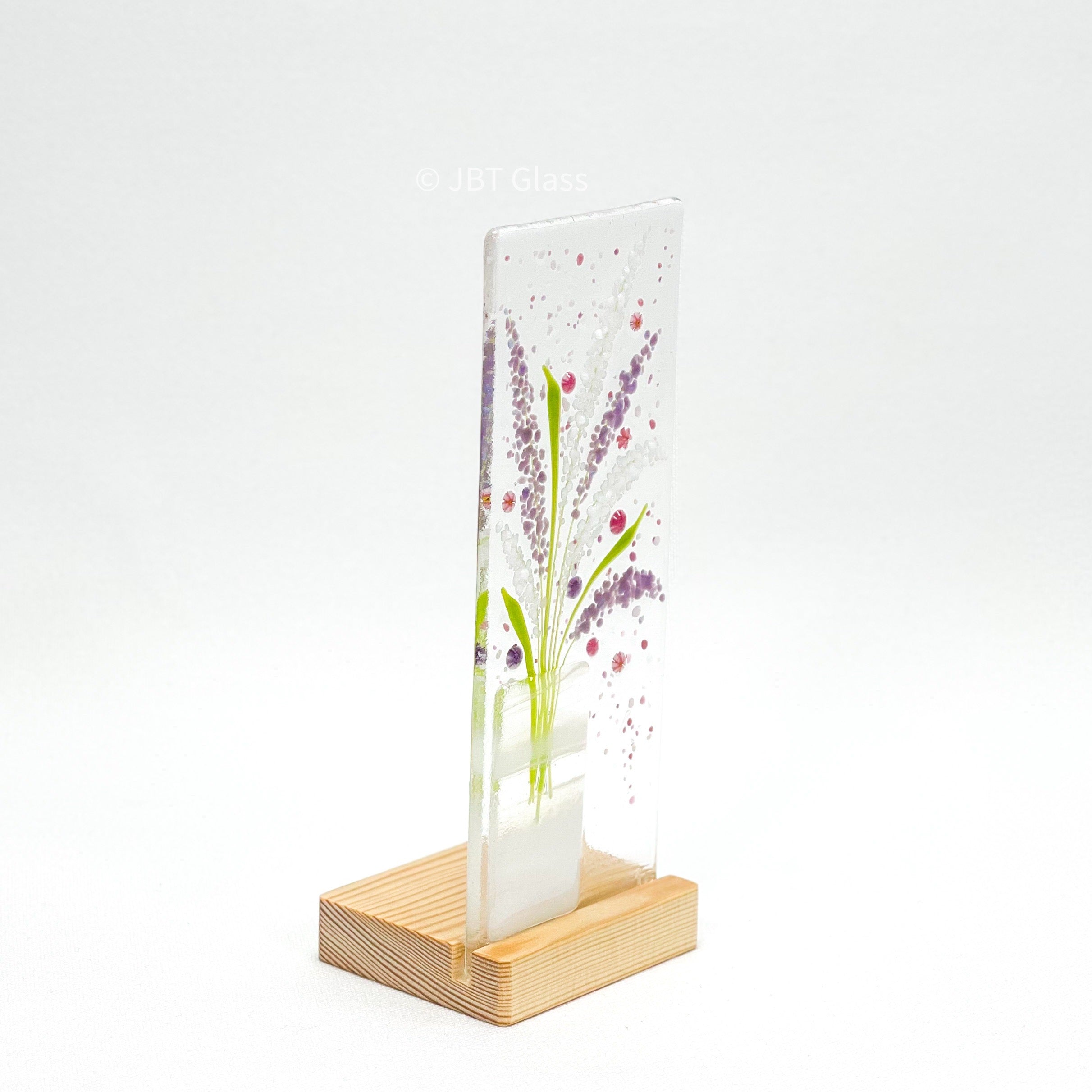 Glass Screen Flowers - Medium Plinth