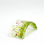 Small Narrow Glass Screen - Spring Daisy