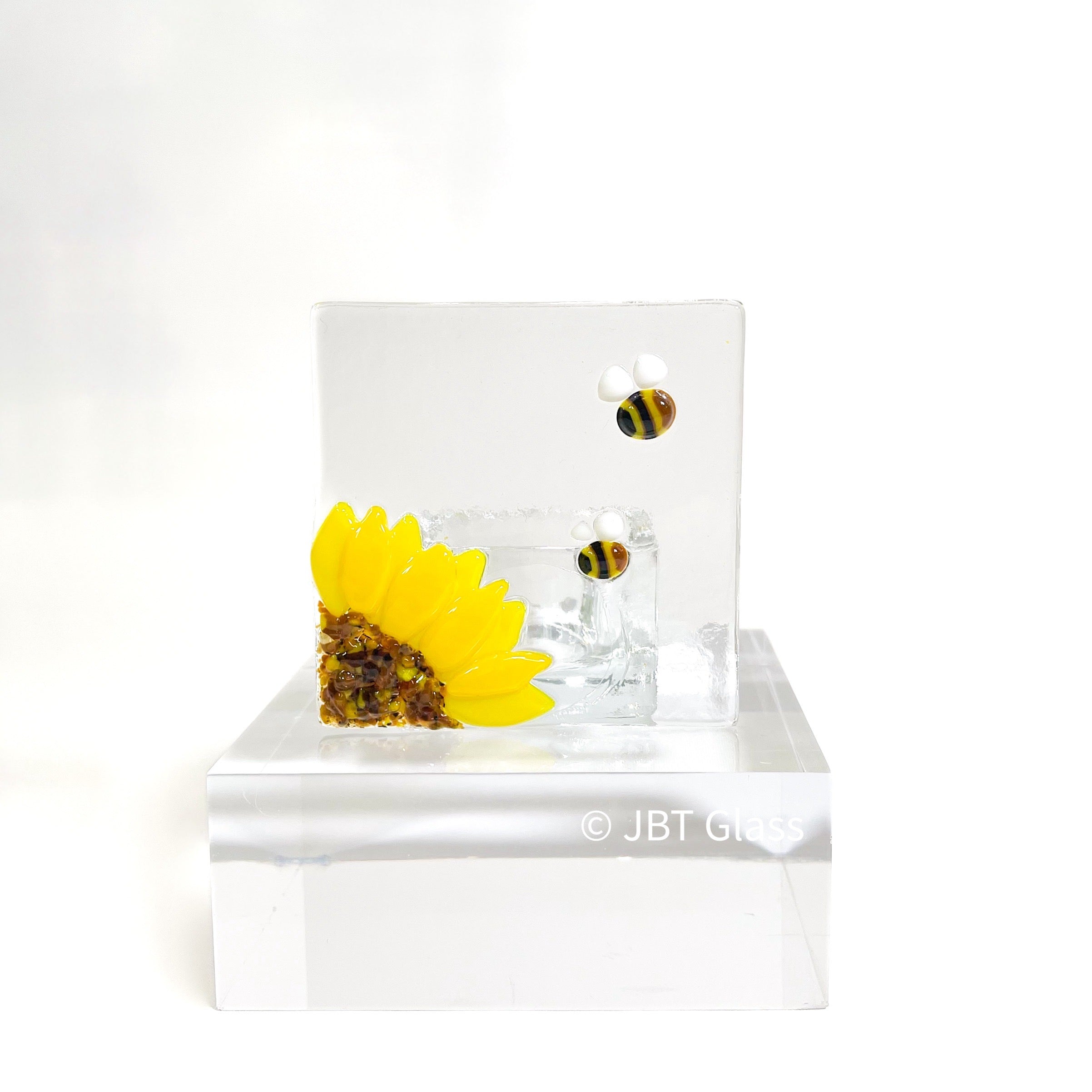 Small Tealight - Sunflower and Bees