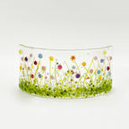 Small Narrow Glass Arch - Wild Flower Meadow