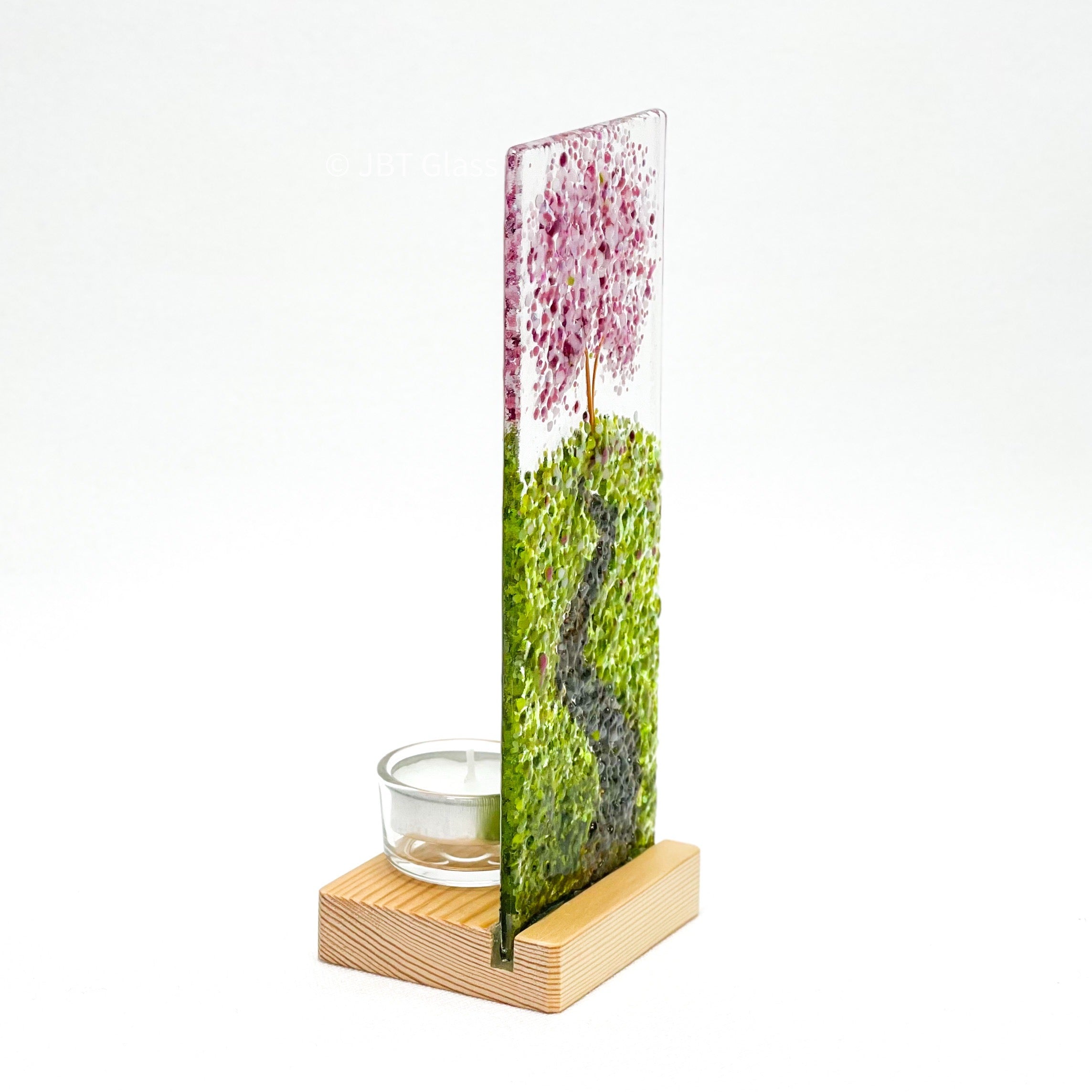Cherry Tree on Hill in Medium Plinth