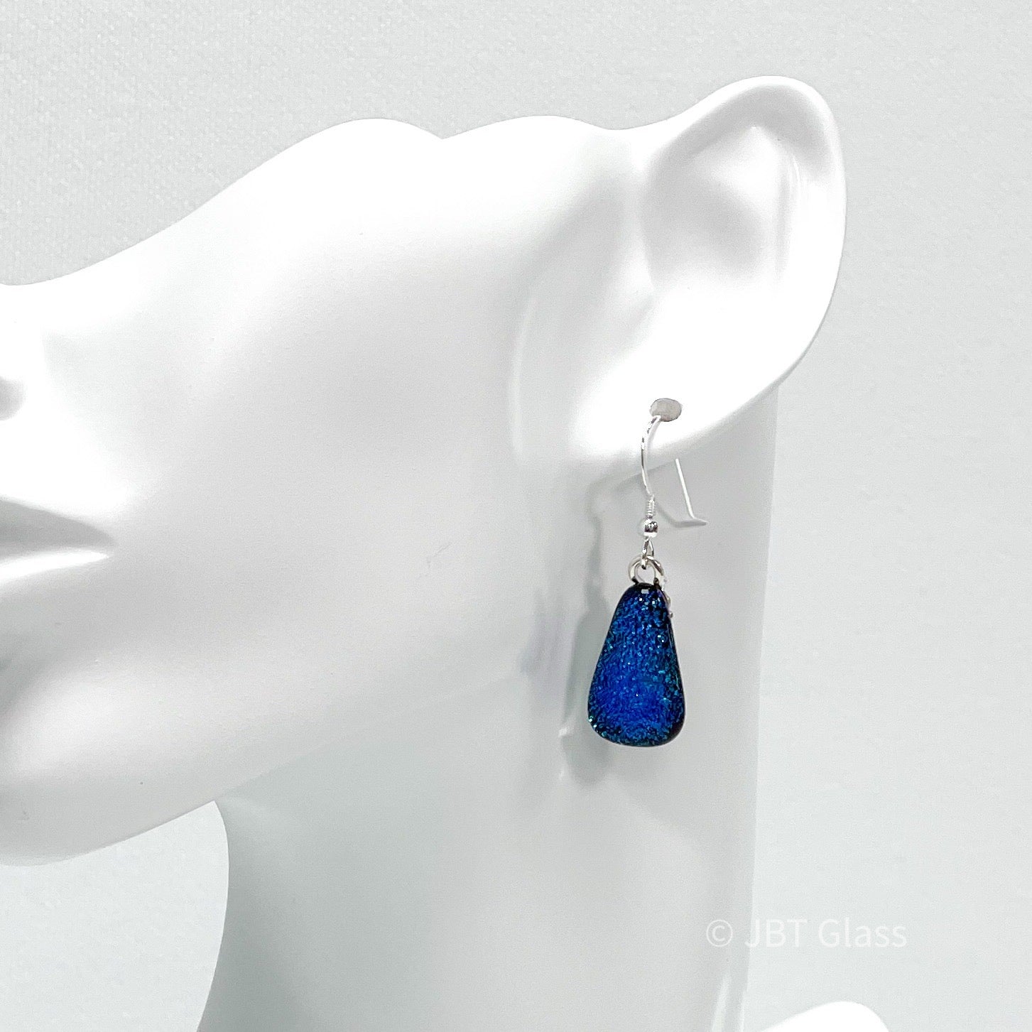 Teardrop Earrings Teal Shimmer