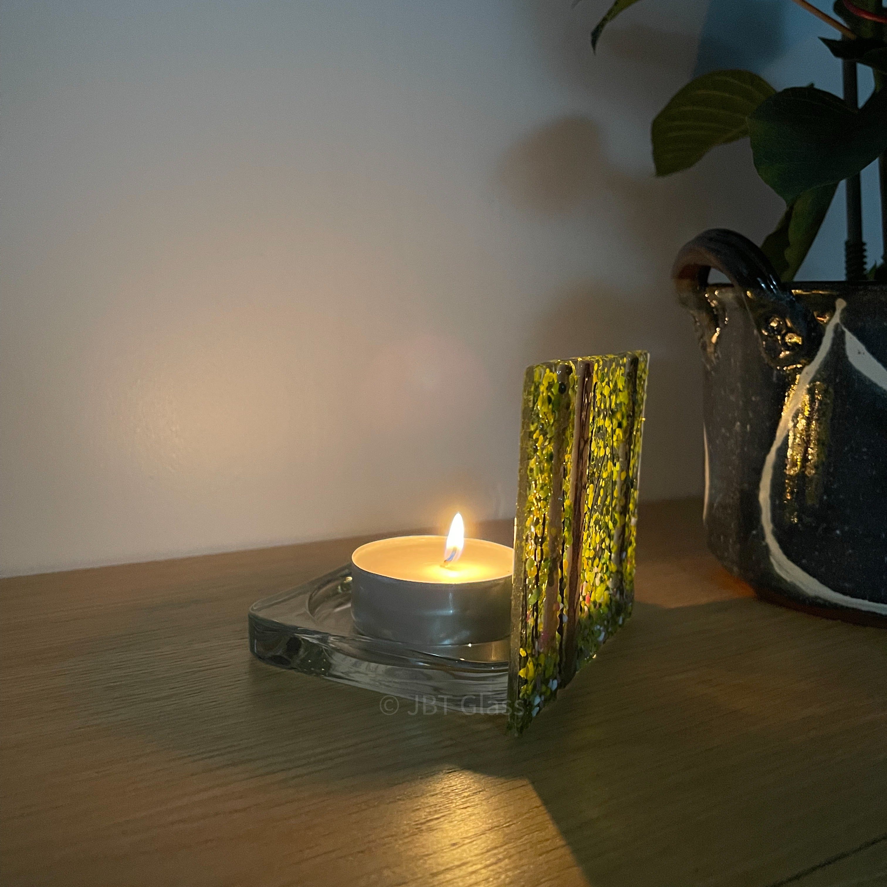Tea Light - Candle Display - Silver Birch Forest