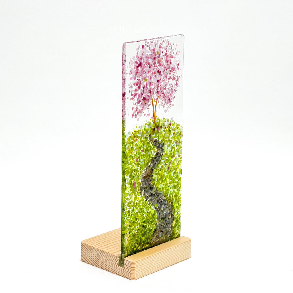 Cherry Tree on Hill in Medium Plinth