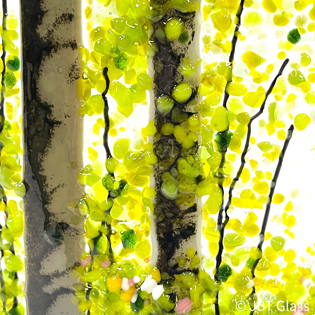 Tea Light - Candle Display - Silver Birch Forest