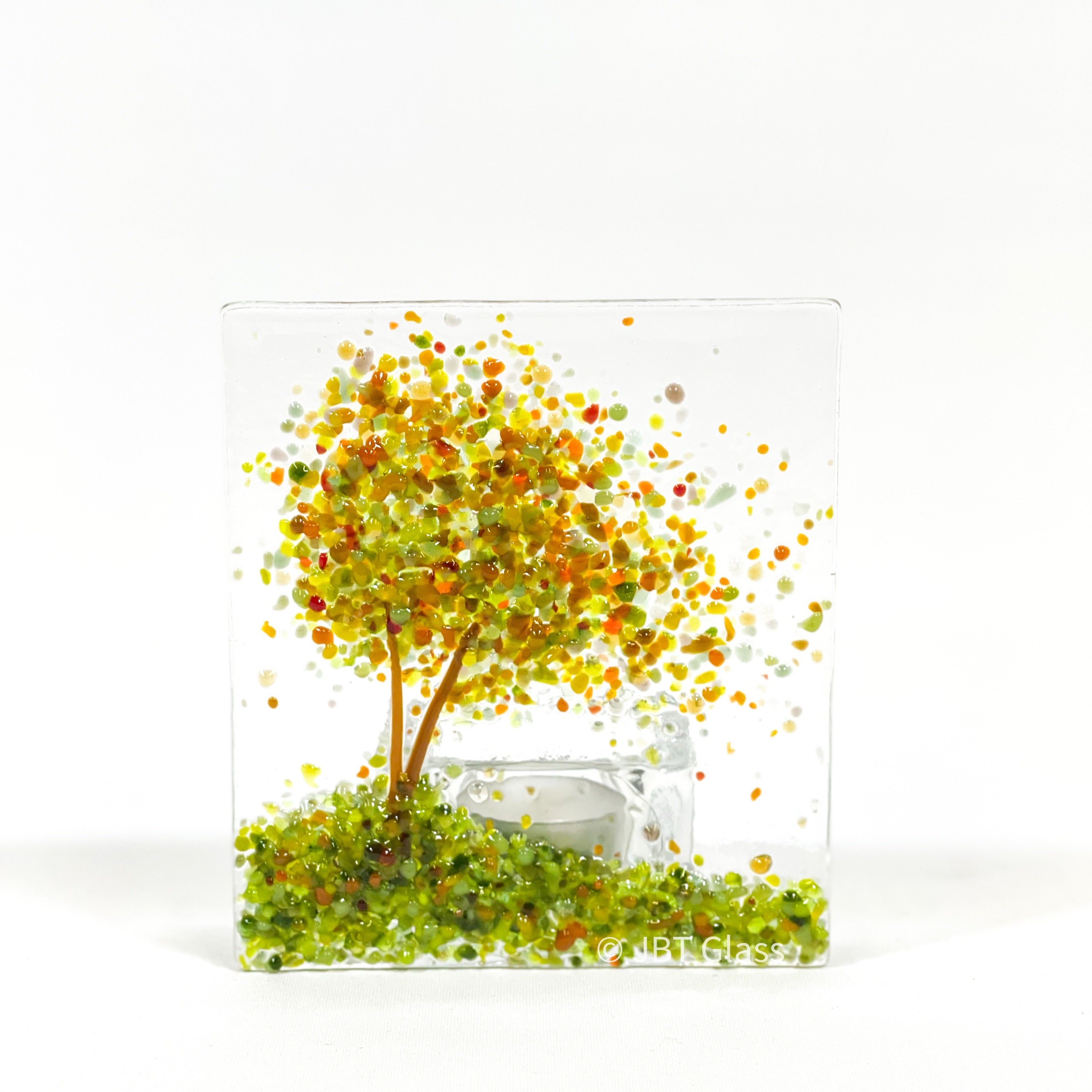 Tea Light - Candle Display - Autumn Tree