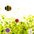 Small Narrow Glass Arch - Bees