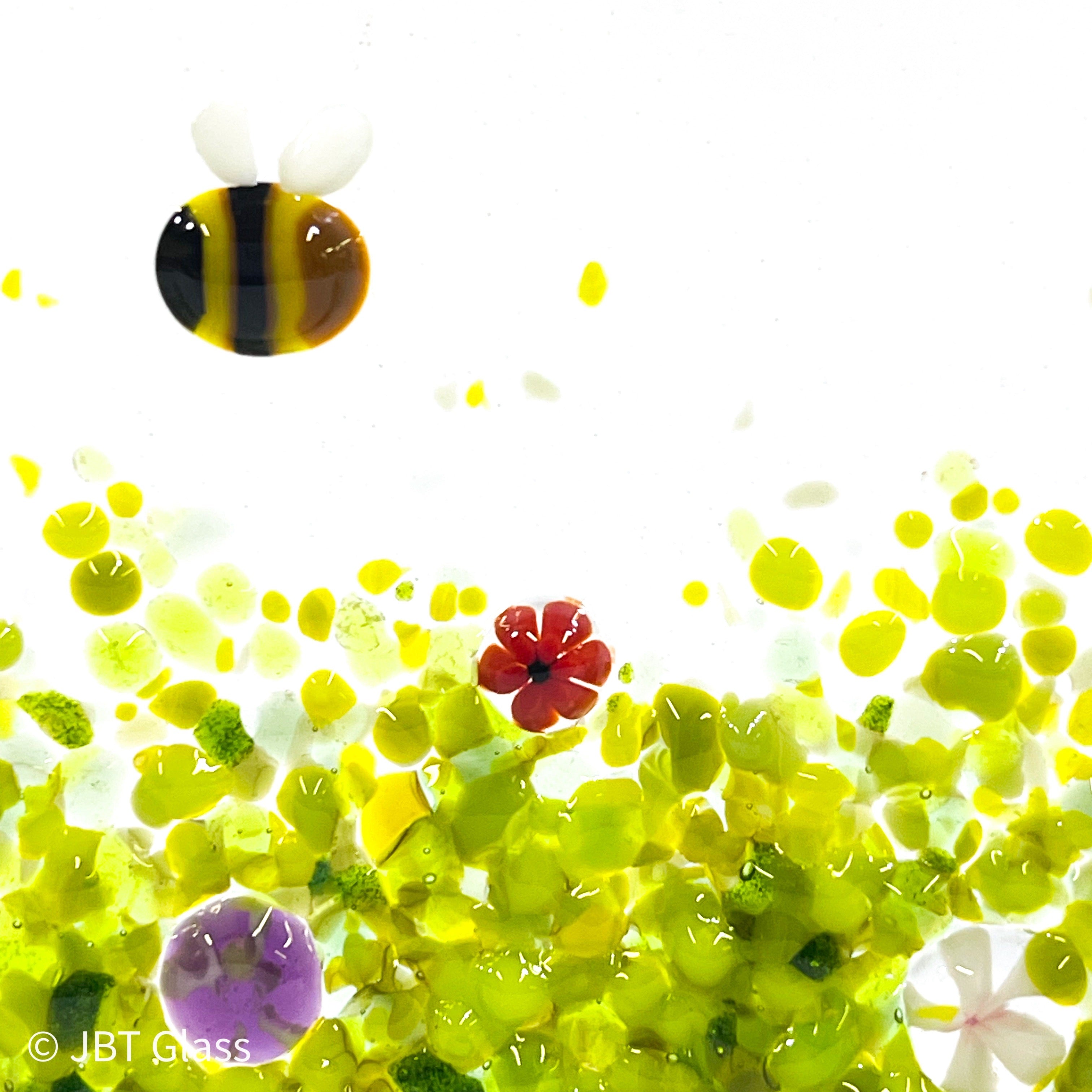 Small Narrow Glass Arch - Bees