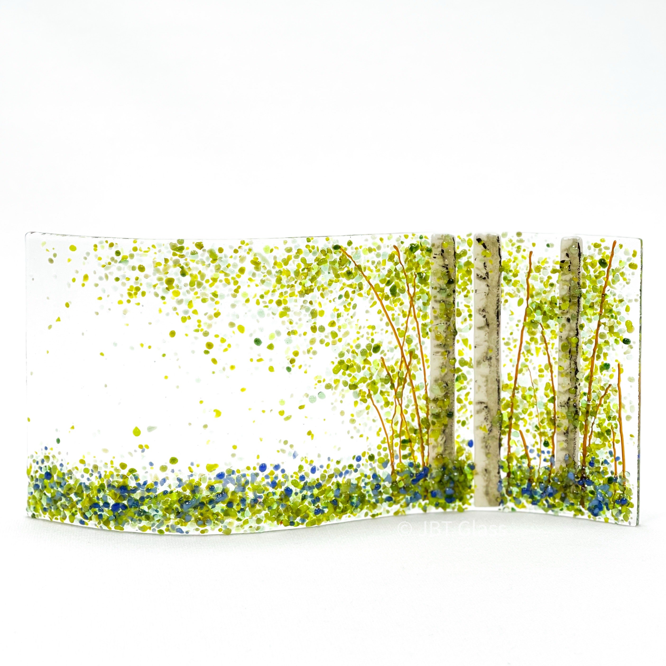 Bluebell Woods Glass Screen