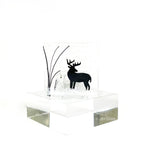 Small Tealight - Stag in Snow