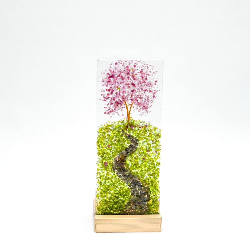 Cherry Tree on Hill in Medium Plinth