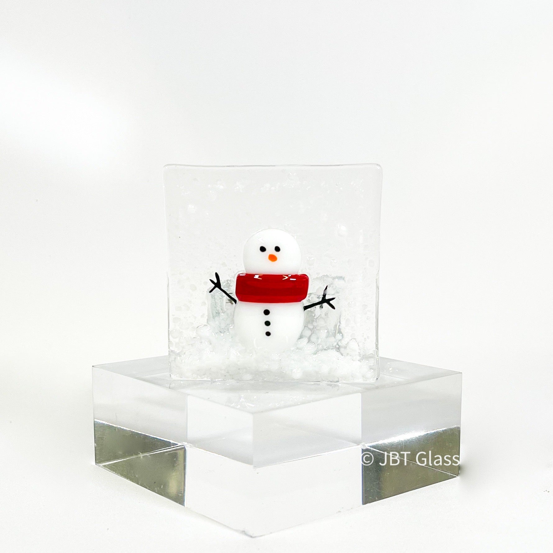 Small Tealight - Cute Snowman